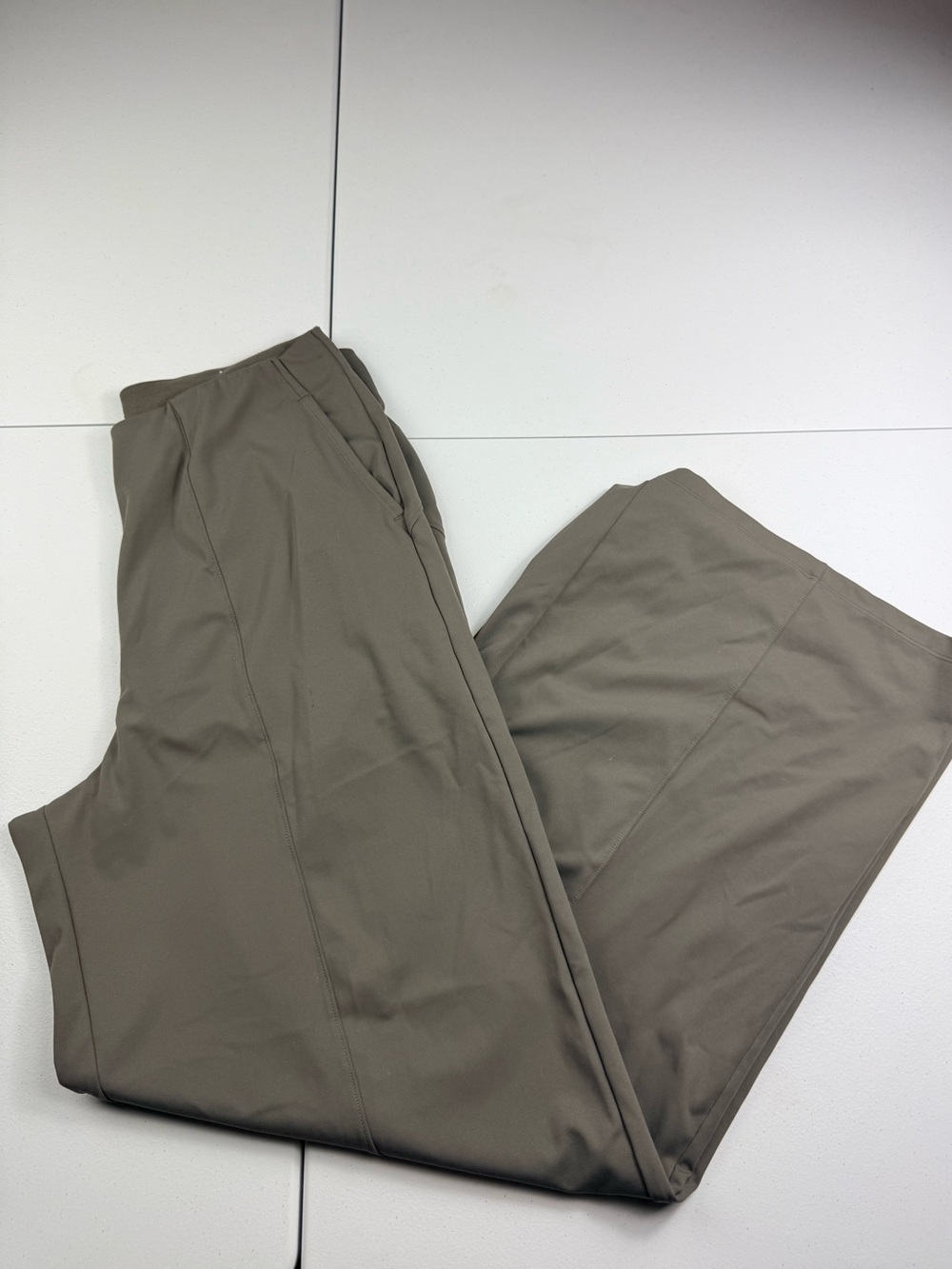 Beautiful green Classic wide Leg Pants — large